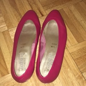 Worn slightly Partners hot pink flats